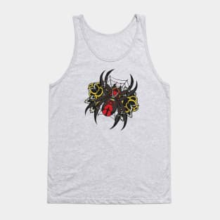 Creepy Black Widow Spider Tank Top